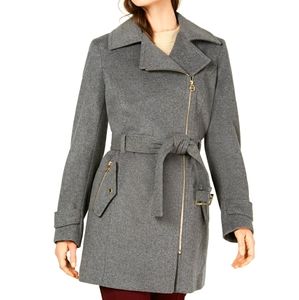 Micheal Kors asymmetrical coat